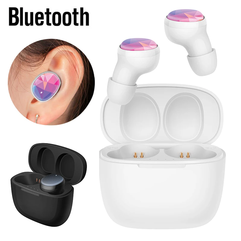 Bluetooth 5.0 Earphones True Wireless Earbuds Mini In-Ear Sport Fashion Headset With Microphone
Bluetooth 5.0 Earphones True Wireless Earbuds Mini In-Ear Sport Fashion Headset With Microphone
