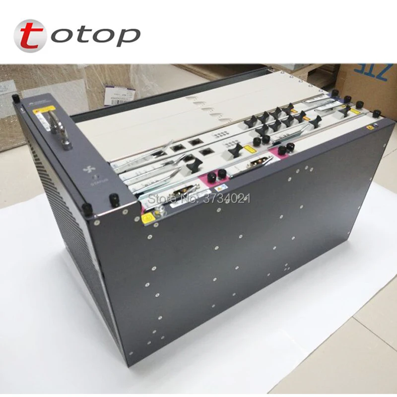OLT Huawei MA5683T GPON OLT Chassis with 2xSCUN + 2xPRTE + 2x GICF + 1xGPBD B+ Module 8 ports
OLT Huawei MA5683T GPON OLT Chassis with 2xSCUN + 2xPRTE + 2x GICF + 1xGPBD B+ Module 8 ports