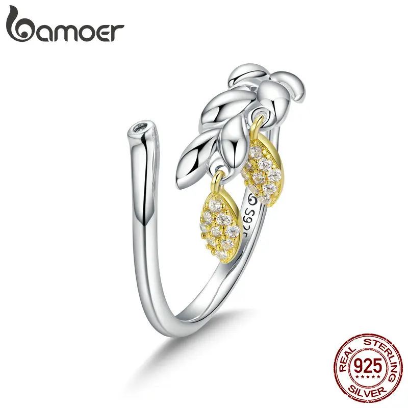 BAMOER New Arrival Genuine 925 Sterling Silver Hope Wheat Open Size Finger Rings for Women Wedding Engagement Jewelry BSR019
BAMOER New Arrival Genuine 925 Sterling Silver Hope Wheat Open Size Finger Rings for Women Wedding Engagement Jewelry BSR019