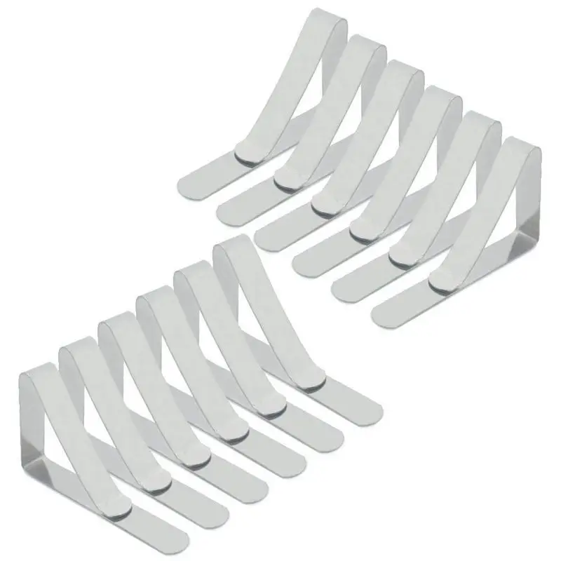 Tablecloth Clips,12 Pack Stainless Steel Table Cloth Holder Table Cover Clamps for Home/Marquees/Wedding/Party/Picnic/Indoor/O
Tablecloth Clips,12 Pack Stainless Steel Table Cloth Holder Table Cover Clamps for Home/Marquees/Wedding/Party/Picnic/Indoor/O