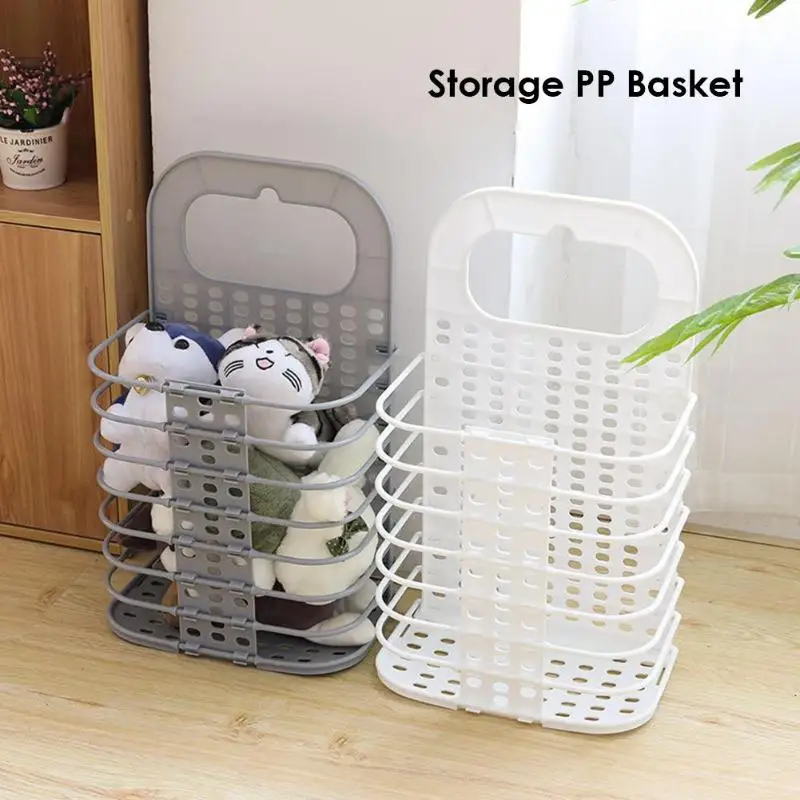 Laundry Storage Basket PP Material Wall Mounted Holder Rack Foldable Organizer for Kids Toy Portable Clothing Basket Container
Laundry Storage Basket PP Material Wall Mounted Holder Rack Foldable Organizer for Kids Toy Portable Clothing Basket Container