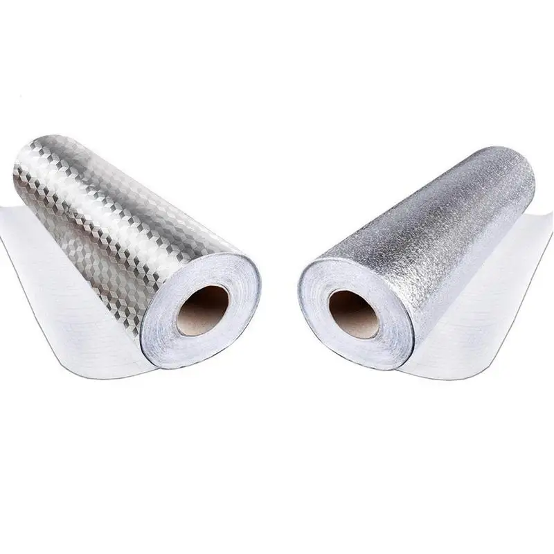 Aluminum Foil Wallpaper Kitchen Waterproof Oil-Proof Stickers Moisture-Proof Self-Adhesive Kitchen Cabinet Thickened Wallpaper
Aluminum Foil Wallpaper Kitchen Waterproof Oil-Proof Stickers Moisture-Proof Self-Adhesive Kitchen Cabinet Thickened Wallpaper