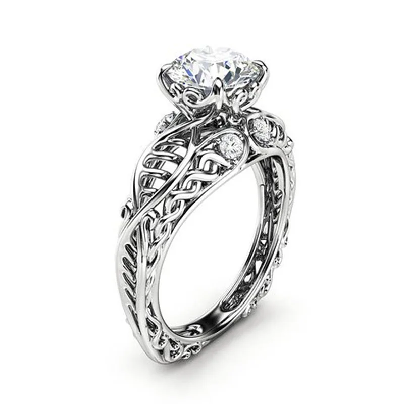 Luxury Lines Cross Shape Wedding Ring for Woman Sliver Twist Classical Cubic Zirconia Girl Crystals Jewelry Couple Gift Rings
Luxury Lines Cross Shape Wedding Ring for Woman Sliver Twist Classical Cubic Zirconia Girl Crystals Jewelry Couple Gift Rings