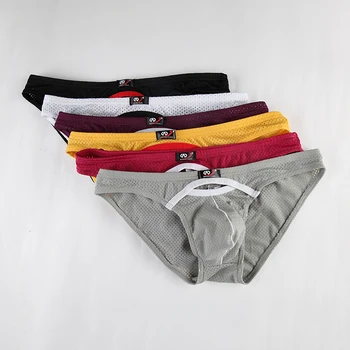 AIIOU Funny Men Hollow Out Underwear Briefs 6PCS/lot Mesh Breathable Comfort Pouch Jockstrap Gay Sissy Mens Briefs Underwear 
AIIOU Funny Men Hollow Out Underwear Briefs 6PCS/lot Mesh Breathable Comfort Pouch Jockstrap Gay Sissy Mens Briefs Underwear