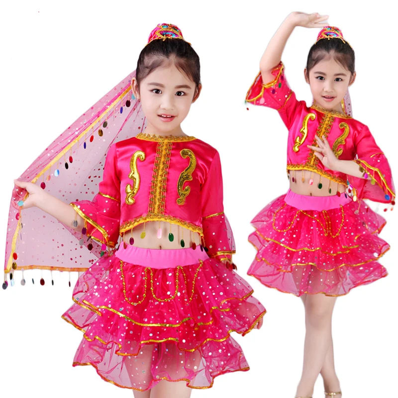 Children's National Dance Dresses Children's Belly Dance Girls Performing Children's Dance Dresses
Children's National Dance Dresses Children's Belly Dance Girls Performing Children's Dance Dresses