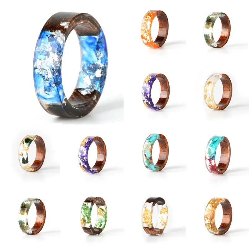 Novelty Handmade Wood Resin Ring With Flowers Plants Inside Women Girls Wooden Jewelry Ring Trendy Lovely Statement Ring Hot
Novelty Handmade Wood Resin Ring With Flowers Plants Inside Women Girls Wooden Jewelry Ring Trendy Lovely Statement Ring Hot