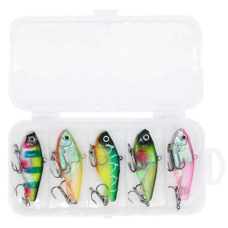 5pcs VIB Lead Soft Fishing Lures 4.8cm 15g Artificial Baits with Treble Hook Fishing Tackle Artificial Fishing Bait
5pcs VIB Lead Soft Fishing Lures 4.8cm 15g Artificial Baits with Treble Hook Fishing Tackle Artificial Fishing Bait