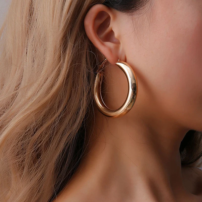 Vintage Big Crircle Earrings For Women Boho God Silver Color Over Size Round Hoop Earrings Simple Mujer Earrings 2018 Jewelry
Vintage Big Crircle Earrings For Women Boho God Silver Color Over Size Round Hoop Earrings Simple Mujer Earrings 2018 Jewelry