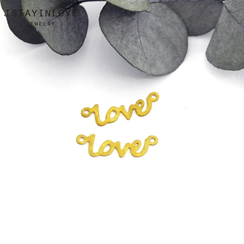 Handmade Jewelry Making Supplies Pendant Laser Cut Metal Raw Brass Words Love Charm For DIY Necklace Earrings Brooch RD179 10
Handmade Jewelry Making Supplies Pendant Laser Cut Metal Raw Brass Words Love Charm For DIY Necklace Earrings Brooch RD179 10