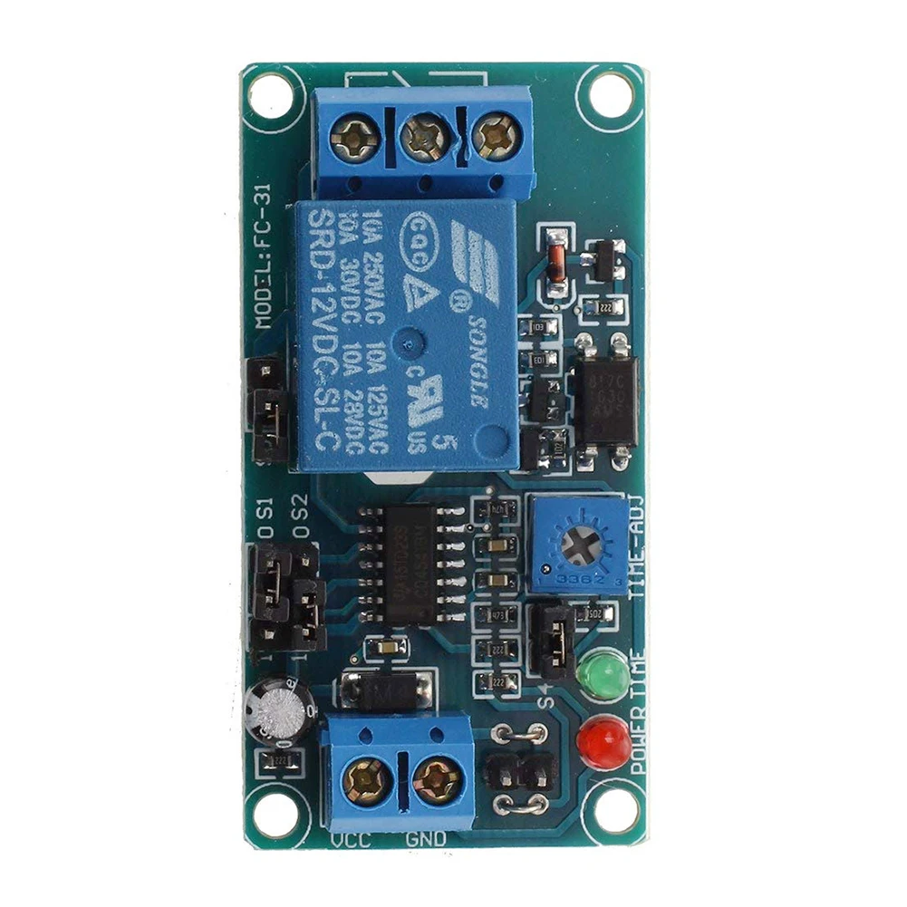 DC 12V Switch Trigger Electronics Circuit Automation Digital Timing Board Time Delay Timer Car Buzzer Relay Module Control
DC 12V Switch Trigger Electronics Circuit Automation Digital Timing Board Time Delay Timer Car Buzzer Relay Module Control