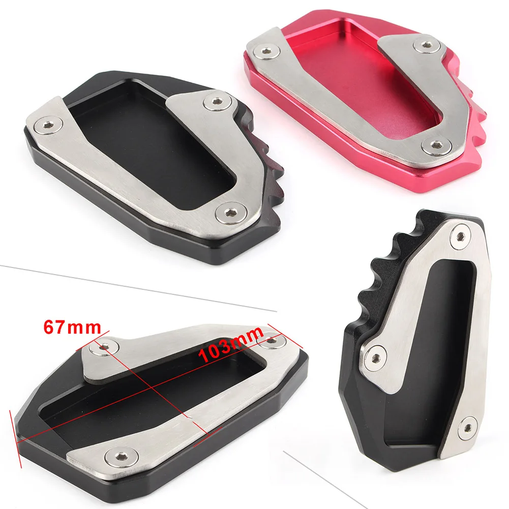 Motorcycle Side Kickstand Stand Extension Plate Pad For Ducati Monster 696 08-14 & 796 10-15 & 797 17-18 & 821 1200 1200S 14-17
Motorcycle Side Kickstand Stand Extension Plate Pad For Ducati Monster 696 08-14 & 796 10-15 & 797 17-18 & 821 1200 1200S 14-17