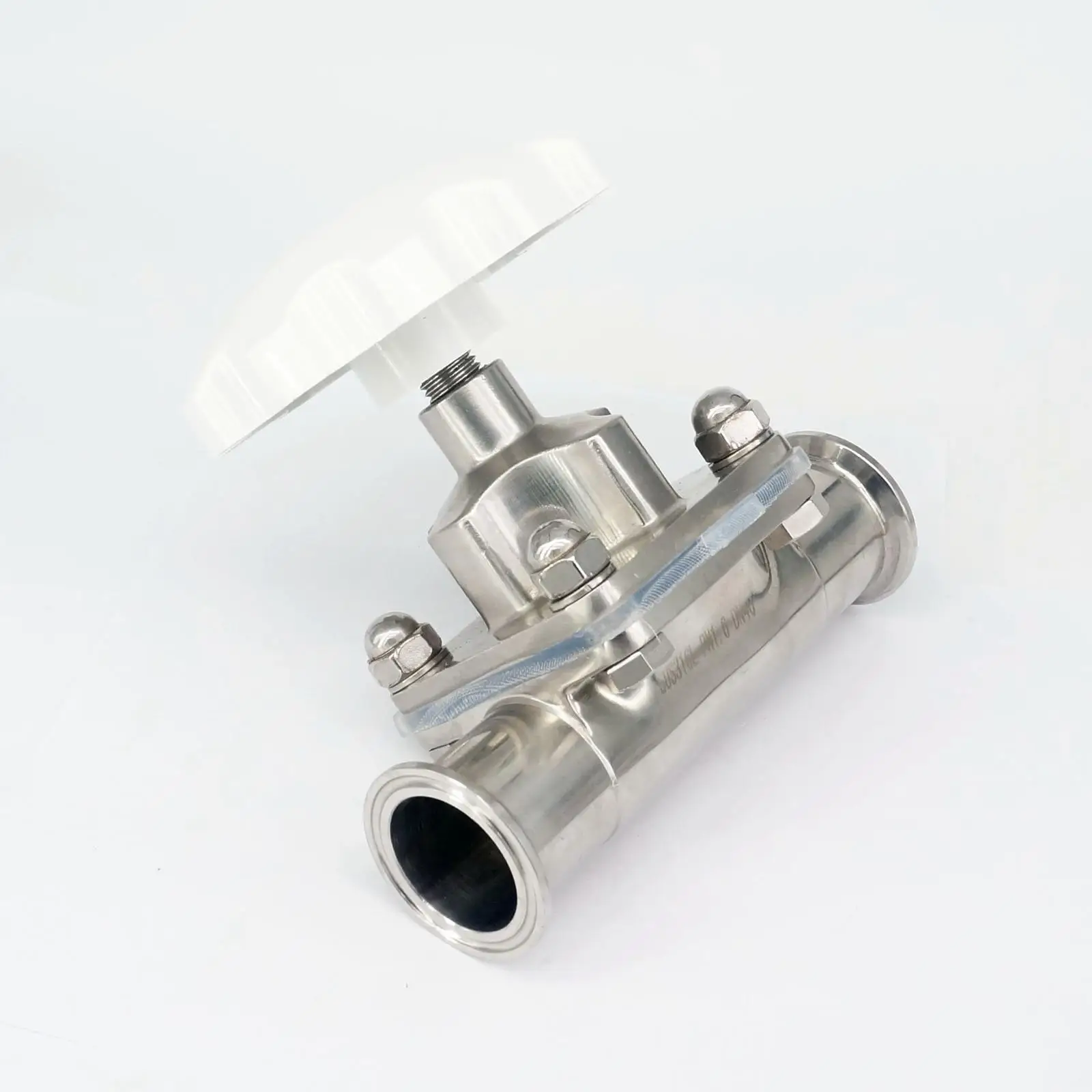 

Fit 1-1/2" 38mm Pipe OD x Ferrule O/D 50.5mm Tri Clamp 316L Stainless Steel Sanitary Diaphragm Valve For Brew Beer Dairy Product