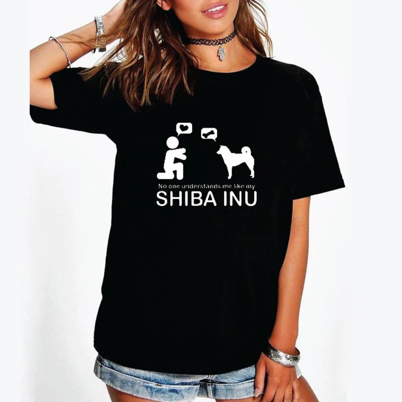 EnjoytheSpirit No One Understands Me Like My Shiba Inu Women T-Shirt Funny Printing Cotton Tshirt Good Quality O Neck Tee
EnjoytheSpirit No One Understands Me Like My Shiba Inu Women T-Shirt Funny Printing Cotton Tshirt Good Quality O Neck Tee
