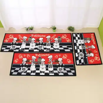 Kiwarm 1Pc Chef Master Microfiber Anti-skid Kitchen Mats Non-slip Door Mats 5 Size Blanket Bathroom Hallway Rugs
Kiwarm 1Pc Chef Master Microfiber Anti-skid Kitchen Mats Non-slip Door Mats 5 Size Blanket Bathroom Hallway Rugs