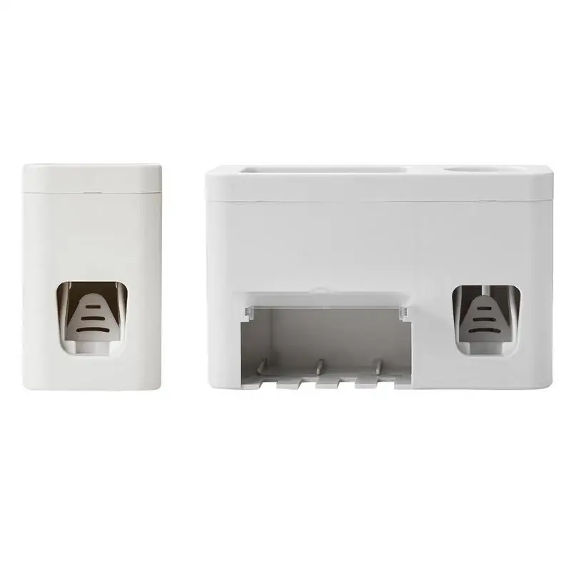 Simple Wall Mounted Toothbrush Holder Family Rack Squeezer Bathroom Automatic Toothpaste Dispenser Holder Accessories Sets
Simple Wall Mounted Toothbrush Holder Family Rack Squeezer Bathroom Automatic Toothpaste Dispenser Holder Accessories Sets