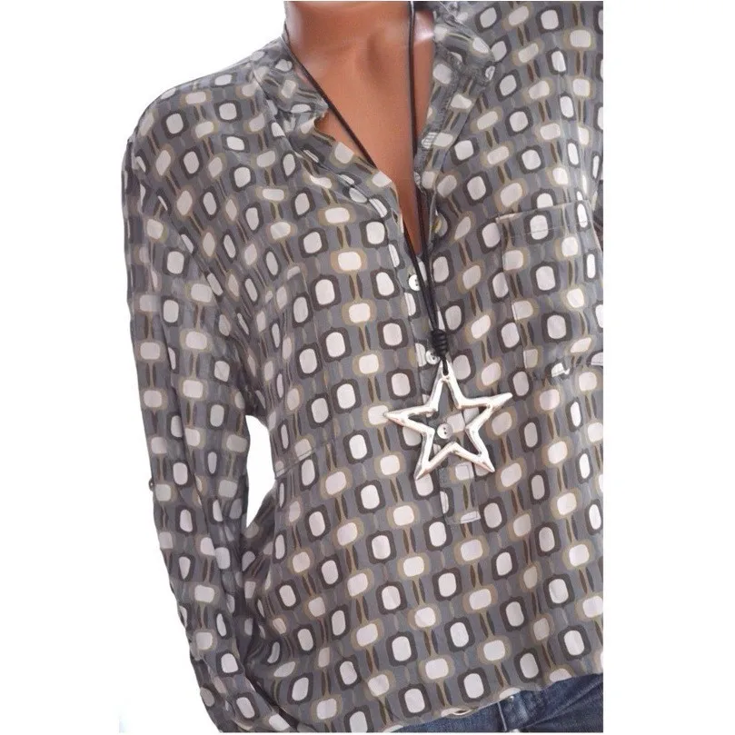 Women Shirts Summer Autumn Casual V-neck Loose Chiffon Blouse Women Top Camisa Feminina Long Sleeve Ladies Print Blouses Shirt
Women Shirts Summer Autumn Casual V-neck Loose Chiffon Blouse Women Top Camisa Feminina Long Sleeve Ladies Print Blouses Shirt