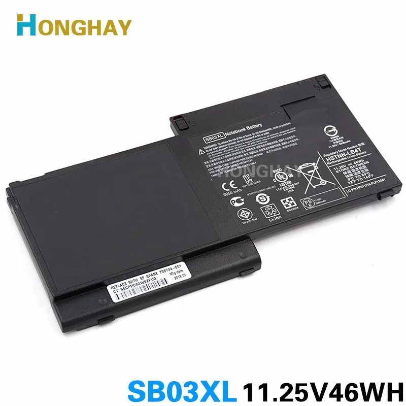 Аккумулятор для ноутбука HONGHAY SB03XL для HP EliteBook 820 720 725 G1 HSTNN-LB4T 716726-1C1 716726-421 E7U25ET 11,25 V 46Wh
Аккумулятор для ноутбука HONGHAY SB03XL для HP EliteBook 820 720 725 G1 HSTNN-LB4T 716726-1C1 716726-421 E7U25ET 11,25 V 46Wh