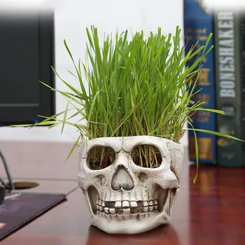 Retro Skull Resin Vase Personality Flowerpot Office Hollow Skull Decoratives Flower Pot Home Decoration Halloween Props Gifts
Retro Skull Resin Vase Personality Flowerpot Office Hollow Skull Decoratives Flower Pot Home Decoration Halloween Props Gifts