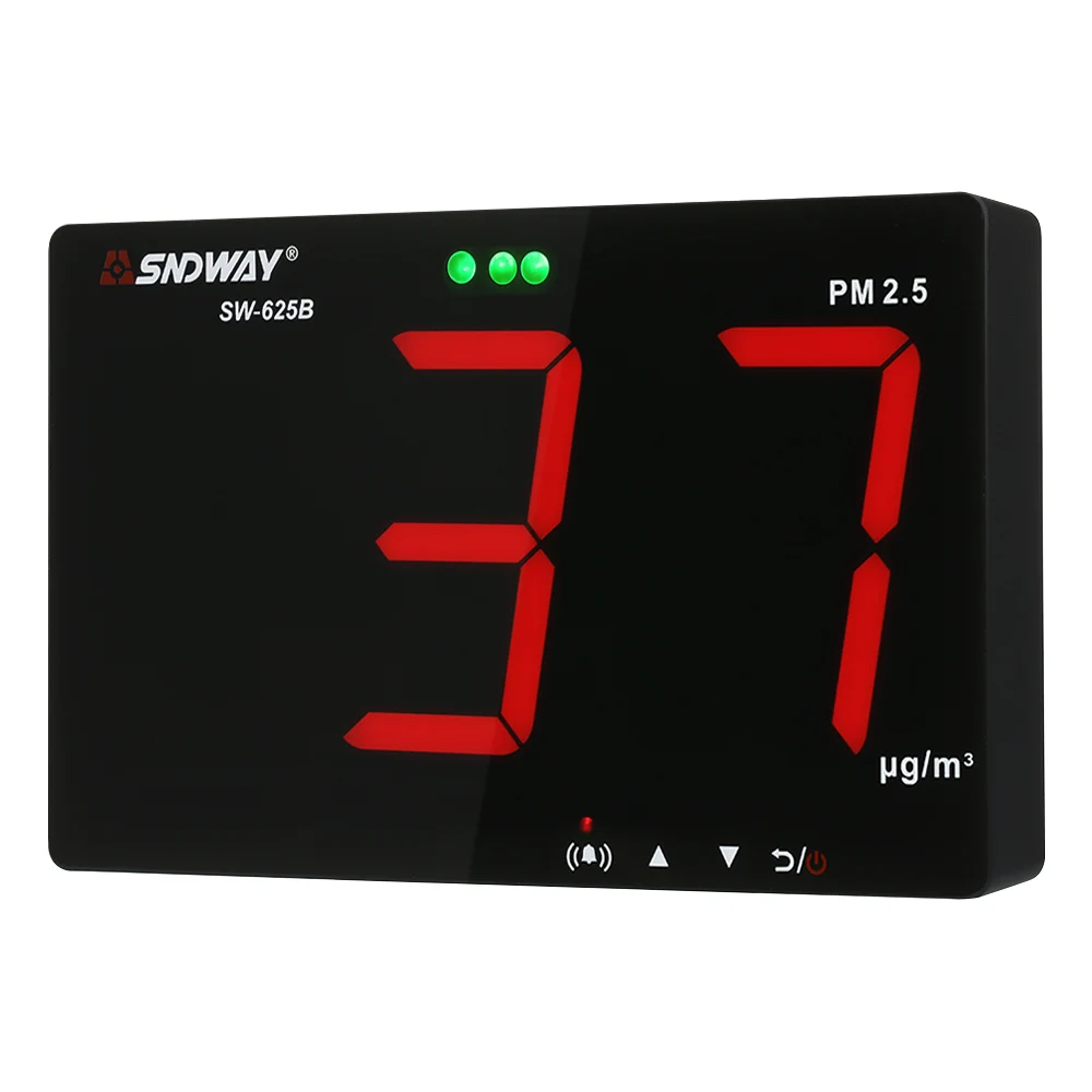 SNDWAY 9.6 inch Large Screen PM2.5 Detector with Data Storage Function Wall-mounted Air Inspection Instrument Dust Monitor
SNDWAY 9.6 inch Large Screen PM2.5 Detector with Data Storage Function Wall-mounted Air Inspection Instrument Dust Monitor