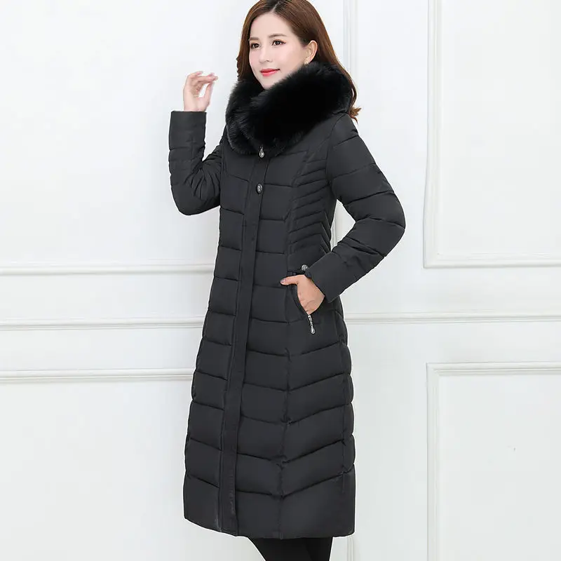 Slim Thick Female Coat Plus Size 6XL Elegant Cotton Padded Winter Jacket Women 2019 Warm Big Hair Collar Hooded Coat L009
Slim Thick Female Coat Plus Size 6XL Elegant Cotton Padded Winter Jacket Women 2019 Warm Big Hair Collar Hooded Coat L009