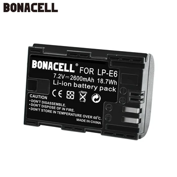 Bonacell 2600mAh LP-E6 Digital Camera Battery For Canon EOS 5D Mark II 2 III 3 6D 7D 60D 60Da 70D 80D DSLR EOS 5DS lp e6 L10
Bonacell 2600mAh LP-E6 Digital Camera Battery For Canon EOS 5D Mark II 2 III 3 6D 7D 60D 60Da 70D 80D DSLR EOS 5DS lp e6 L10