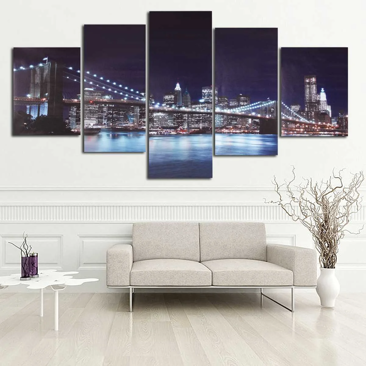 Unframed NY City Bridge Landscape Canvas Printed Oil Paintings Wall Art Picture Posters Home Living Room Bedroom Decor 5 Piece
Unframed NY City Bridge Landscape Canvas Printed Oil Paintings Wall Art Picture Posters Home Living Room Bedroom Decor 5 Piece