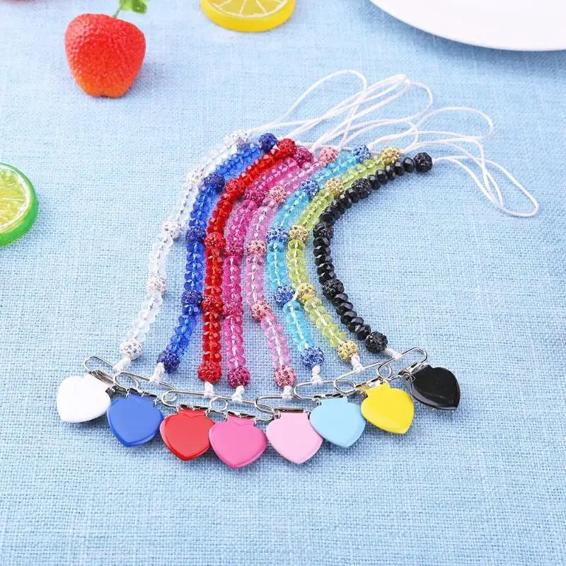 Baby Pacifier Clips Newborn Love Crystal Nipple Sooth Safe Teething Chain Baby Teether Eco-friendly Pacifier Clips Holder Chain
Baby Pacifier Clips Newborn Love Crystal Nipple Sooth Safe Teething Chain Baby Teether Eco-friendly Pacifier Clips Holder Chain