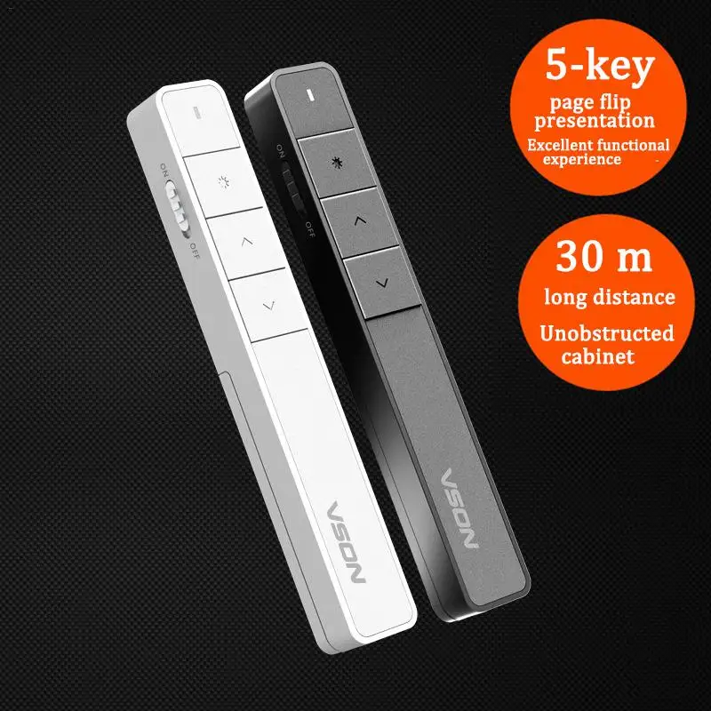 Wireless IR Presentation Pen Clickers PowerPoint Remote Control Slide Wireless Presenter Pen with Shortcut Keys Pointer
Wireless IR Presentation Pen Clickers PowerPoint Remote Control Slide Wireless Presenter Pen with Shortcut Keys Pointer
