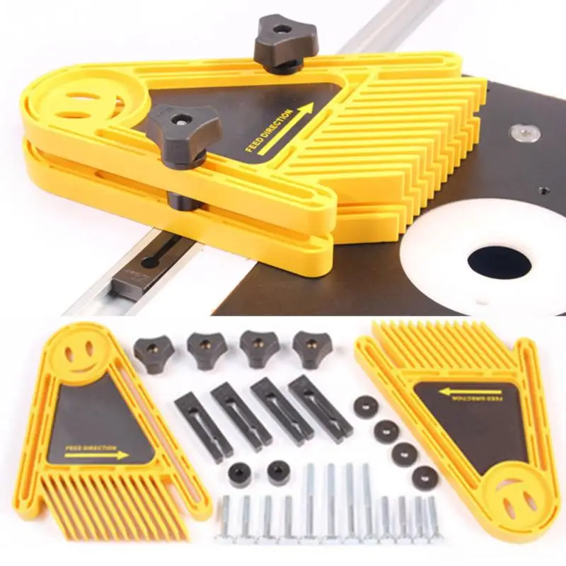 Multi-purpose Feather Board Set for Table Saws Woodworking Engraving Machine Double Featherboards Miter Gauge Slot Woodwork
Multi-purpose Feather Board Set for Table Saws Woodworking Engraving Machine Double Featherboards Miter Gauge Slot Woodwork