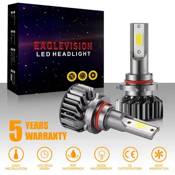 

Car Headlight Bulb,6000K White 15000 LM LED Headlight Bulb,Dob Chips Fog Light Assemblies Emc Anti-Jamming Hid Bulbs Lamp Wate