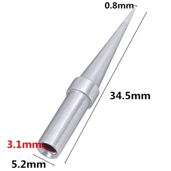 1 pcs / 3 pcs Replacement 1/32 ETO Long Conical Soldering Iron Tip For Weller WES51 PES51 Long Conical Soldering Iron Tip Tools
1 pcs / 3 pcs Replacement 1/32 ETO Long Conical Soldering Iron Tip For Weller WES51 PES51 Long Conical Soldering Iron Tip Tools