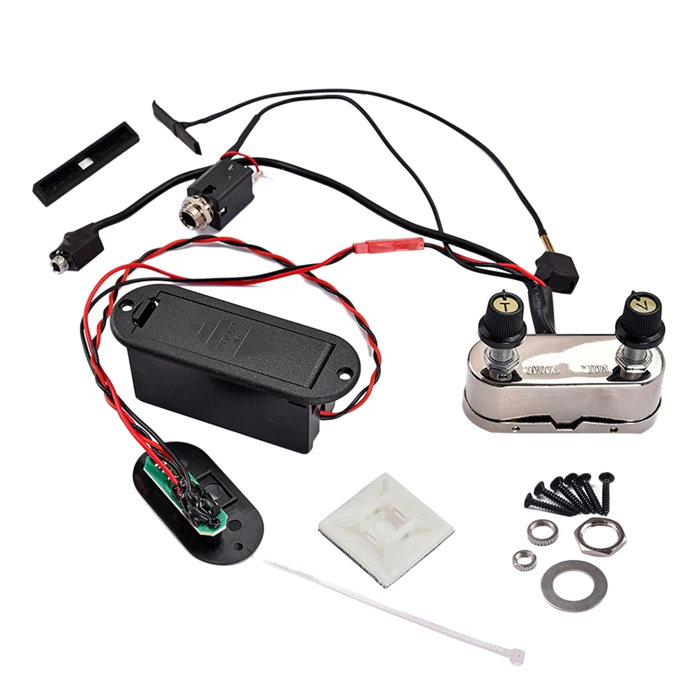1 PC Convenient Durable Practical Replacement 3.5mm Jack Bridge Pickup EQ Amplifier Preamp Kit Set for Electric Violin
1 PC Convenient Durable Practical Replacement 3.5mm Jack Bridge Pickup EQ Amplifier Preamp Kit Set for Electric Violin
