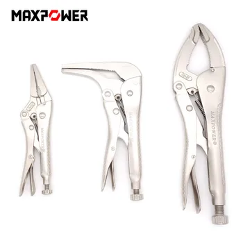 3pcs Adjustable Clamp Locking Pliers Set 10" Large Opening Pliers + 6" Shape Mouth Plier + 7" Curved Jaw Pliers Handle Tools
3pcs Adjustable Clamp Locking Pliers Set 10" Large Opening Pliers + 6" Shape Mouth Plier + 7" Curved Jaw Pliers Handle Tools