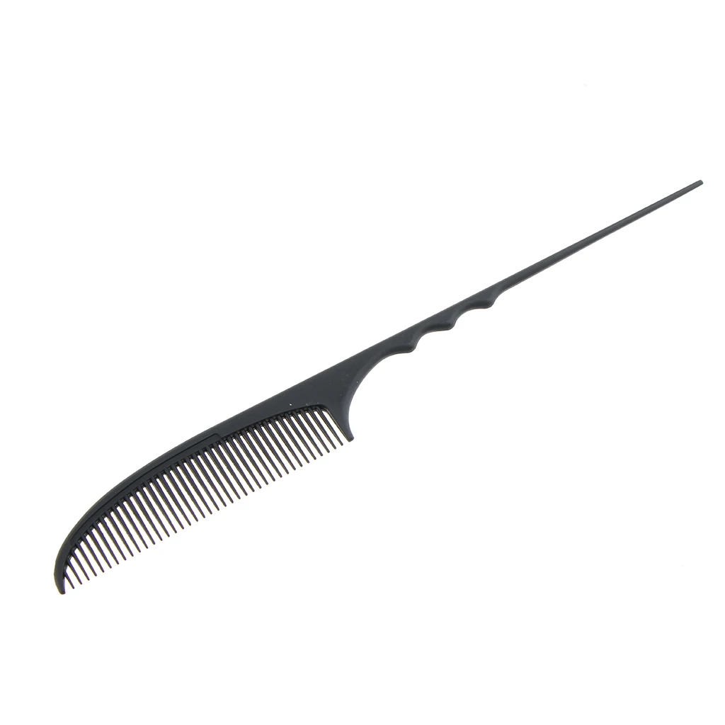 Carbon Fiber Fine-tooth Pin Hairdressing Hair Styling Rat Tail Comb Black Durable & Heat Resistant
Carbon Fiber Fine-tooth Pin Hairdressing Hair Styling Rat Tail Comb Black Durable & Heat Resistant