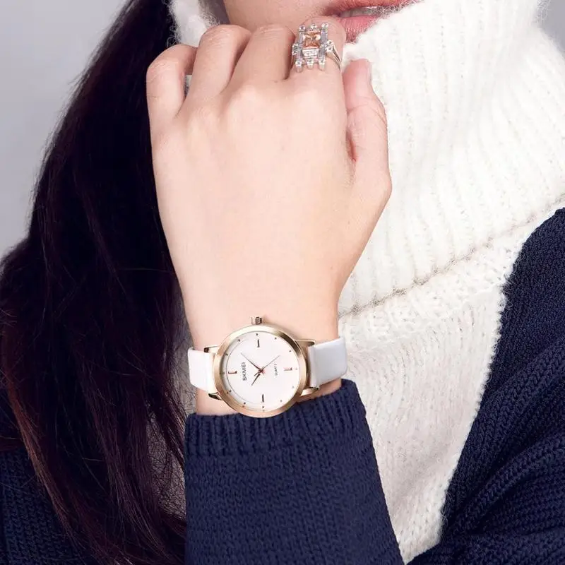 30m life Waterproof Casual Ladies Round Dial Analog Watches Student Women PU Strap Quartz Wristwatches
30m life Waterproof Casual Ladies Round Dial Analog Watches Student Women PU Strap Quartz Wristwatches
