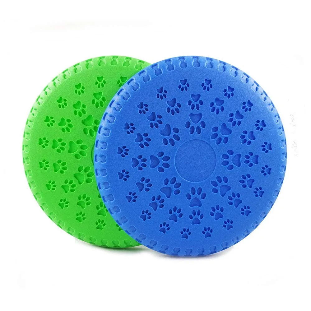 23cm Natural Rubber Dog Toy Flying Discs For Small Medium Dogs Soft Bite Resistant Pet Training Toys HB
23cm Natural Rubber Dog Toy Flying Discs For Small Medium Dogs Soft Bite Resistant Pet Training Toys HB