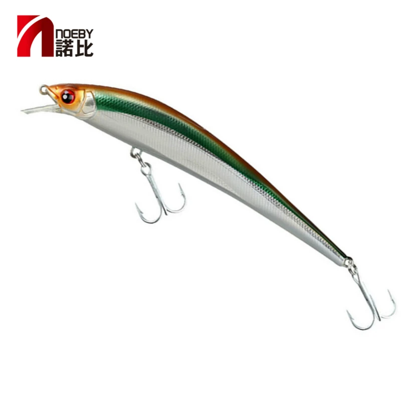 Noeby Fast Swimming Minnow Fishing Lure 150mm 31g Hard Bait 3d Simulation Eyes Vmc Sharp Hooks Floating 0-2m Fishing Bait
Noeby Fast Swimming Minnow Fishing Lure 150mm 31g Hard Bait 3d Simulation Eyes Vmc Sharp Hooks Floating 0-2m Fishing Bait