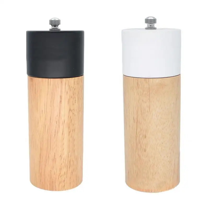 Upspirit Rubber Wood Salt Pepper Mills White Red Grinder Spice Grinding Bottle With Rotating Cap Portable Manual Kitchen Gadget
Upspirit Rubber Wood Salt Pepper Mills White Red Grinder Spice Grinding Bottle With Rotating Cap Portable Manual Kitchen Gadget