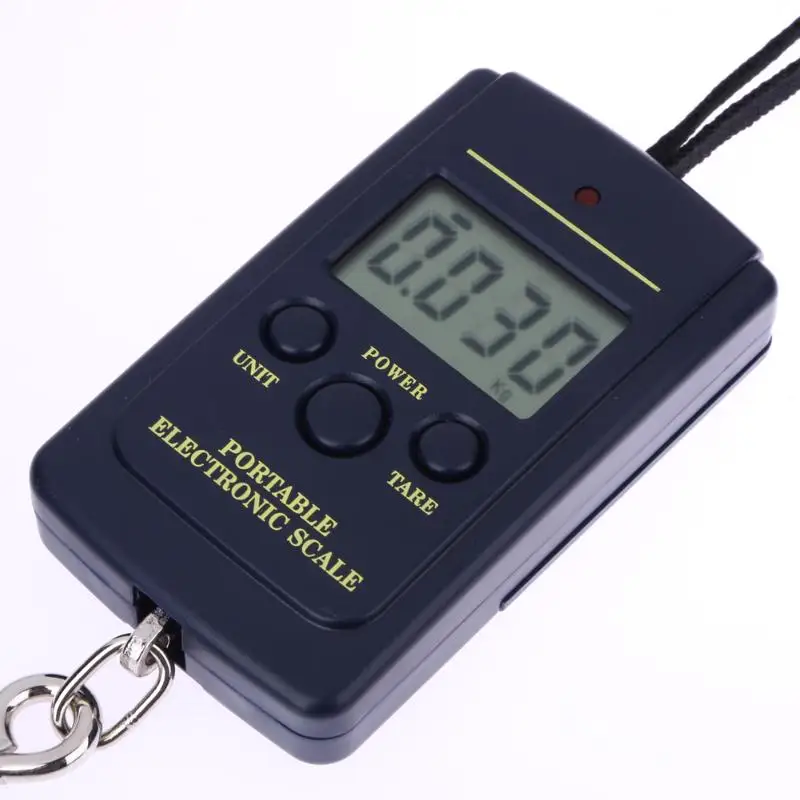 40kg /10g Portable Electronic Digital Pocket Weight Hook Fishing Hanging Luggage Scales Mini LED Kitchen Weight Hanging Tools
40kg /10g Portable Electronic Digital Pocket Weight Hook Fishing Hanging Luggage Scales Mini LED Kitchen Weight Hanging Tools