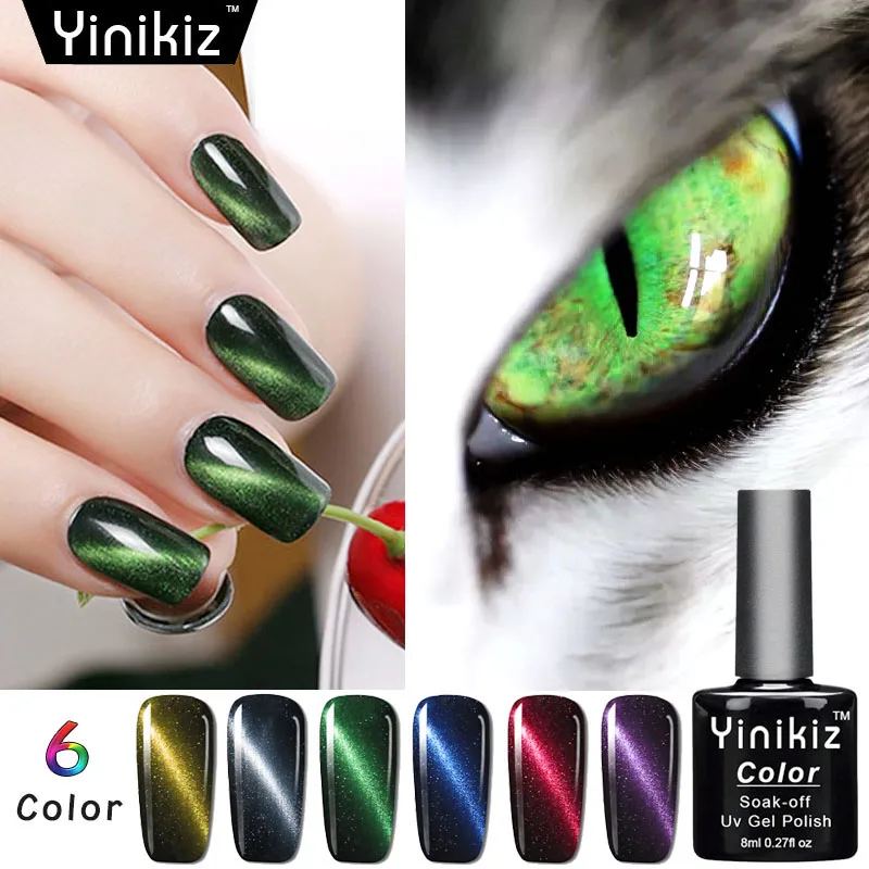 Yinikiz Cat Eye Gel Nail Polish Enamel Permanent Magnetic Gel Varnish Nail Lacquer Nail Art Shining Magic Color Glue
Yinikiz Cat Eye Gel Nail Polish Enamel Permanent Magnetic Gel Varnish Nail Lacquer Nail Art Shining Magic Color Glue