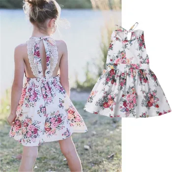 Cute Baby Girls Floral Lace Dress Summer Fashion Infant Kids Sleeveless Backless Bandage Flower Dresses Vestido Princess Outwear
Cute Baby Girls Floral Lace Dress Summer Fashion Infant Kids Sleeveless Backless Bandage Flower Dresses Vestido Princess Outwear