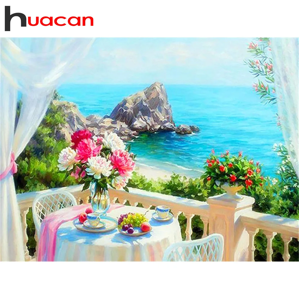 Huacan Diamond Painting Full Square Sea And Flower Embroidery Sale Rhinestone Picture Fishing Boat Diamond Mosaic Home Decor
Huacan Diamond Painting Full Square Sea And Flower Embroidery Sale Rhinestone Picture Fishing Boat Diamond Mosaic Home Decor