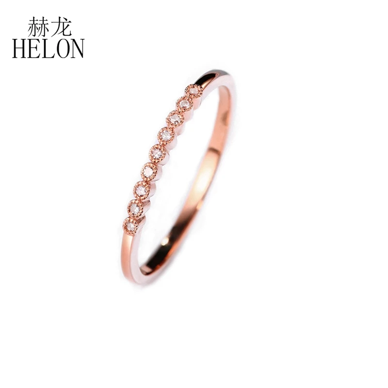 HELON SI/H Natural Diamonds Ring Solid 10k Rose Gold Engagement Ring for Women Wedding Ring Fine Jewelry Trendy Fine Jewelry
HELON SI/H Natural Diamonds Ring Solid 10k Rose Gold Engagement Ring for Women Wedding Ring Fine Jewelry Trendy Fine Jewelry