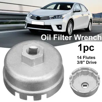 Universal 14 Flutes 64.5mm 3/8" Car Oil Filter Wrench Remover Cap Housing Tool Remover For Lexus for Toyota Corolla RAV4
Universal 14 Flutes 64.5mm 3/8" Car Oil Filter Wrench Remover Cap Housing Tool Remover For Lexus for Toyota Corolla RAV4