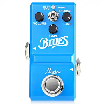 HOT-Rowin Guitar Effect Pedal Blues Style Overdrive Box Guitar Effect Pedal True Bypass Design Aluminum Alloy Housing
HOT-Rowin Guitar Effect Pedal Blues Style Overdrive Box Guitar Effect Pedal True Bypass Design Aluminum Alloy Housing