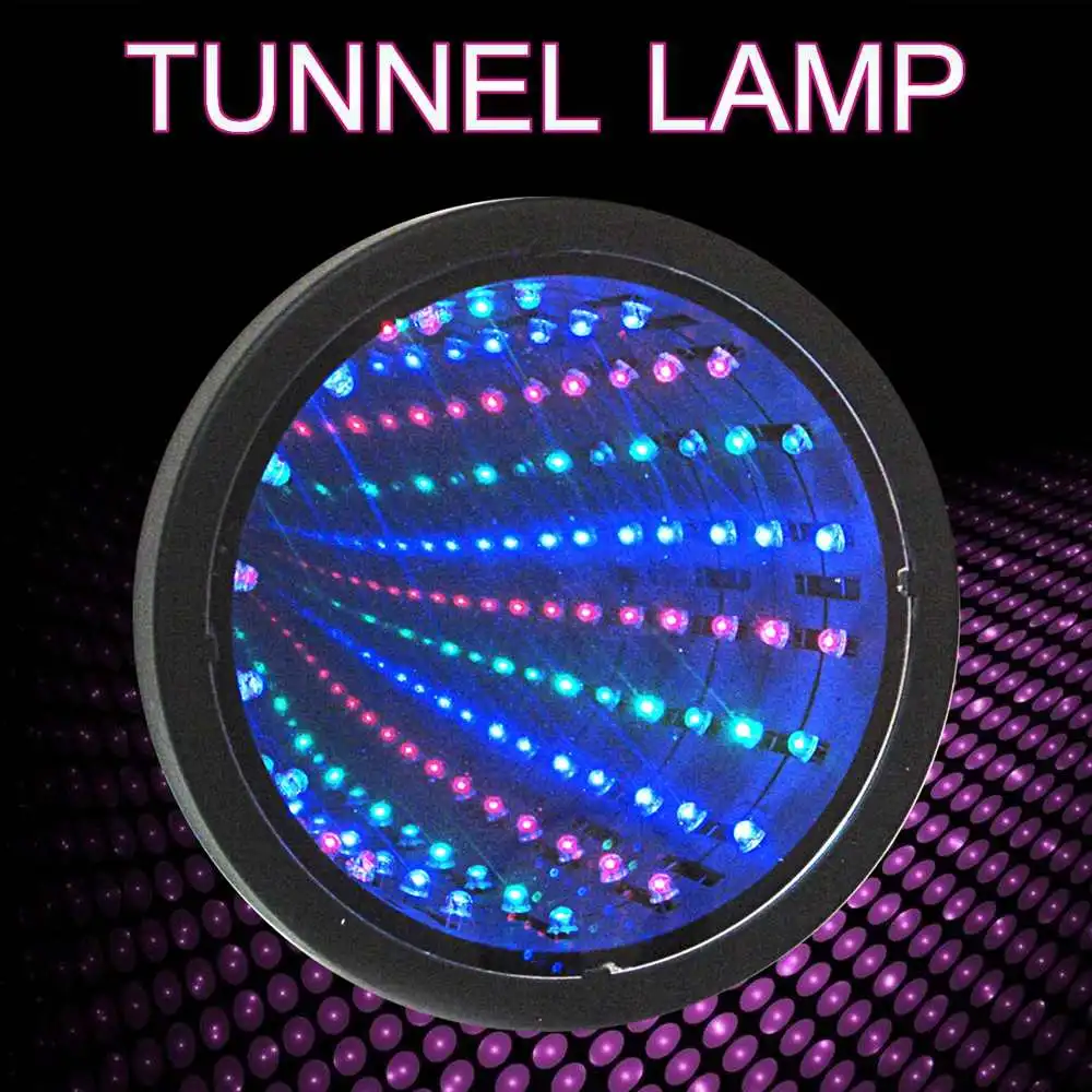 LED Infinity Mirror Tunnel Light Lamp Round Flood Light Multicolour Sensory Light Autism Relaxing Calm Desk Light Lamp
LED Infinity Mirror Tunnel Light Lamp Round Flood Light Multicolour Sensory Light Autism Relaxing Calm Desk Light Lamp
