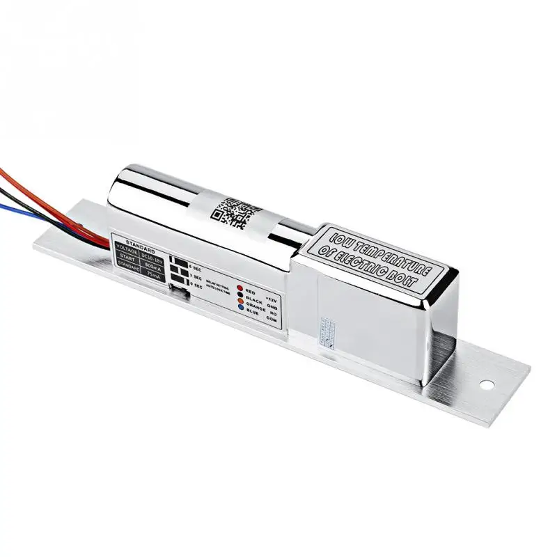 Low Temperature Electric Drop Bolt Lock Glass Wooden Metal -proof Door 4 5 Lines 12V Door Entry Access Control On Sale
Low Temperature Electric Drop Bolt Lock Glass Wooden Metal -proof Door 4 5 Lines 12V Door Entry Access Control On Sale