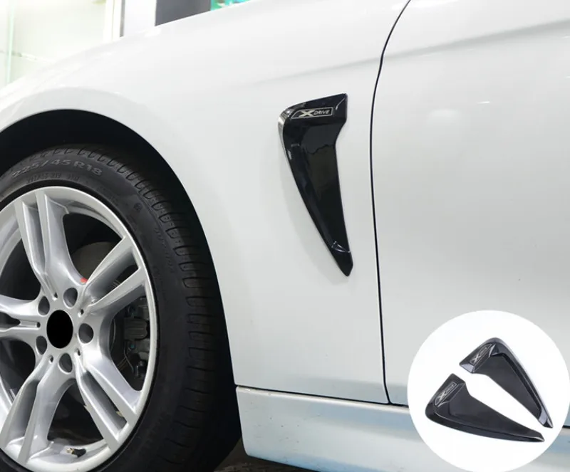 2Pcs/set Car Front Fender Side Air Vent Cover Trim Car-styling For BMW X Series X5 F15 X5M F85 Shark Gills Side Vent Sticker
2Pcs/set Car Front Fender Side Air Vent Cover Trim Car-styling For BMW X Series X5 F15 X5M F85 Shark Gills Side Vent Sticker