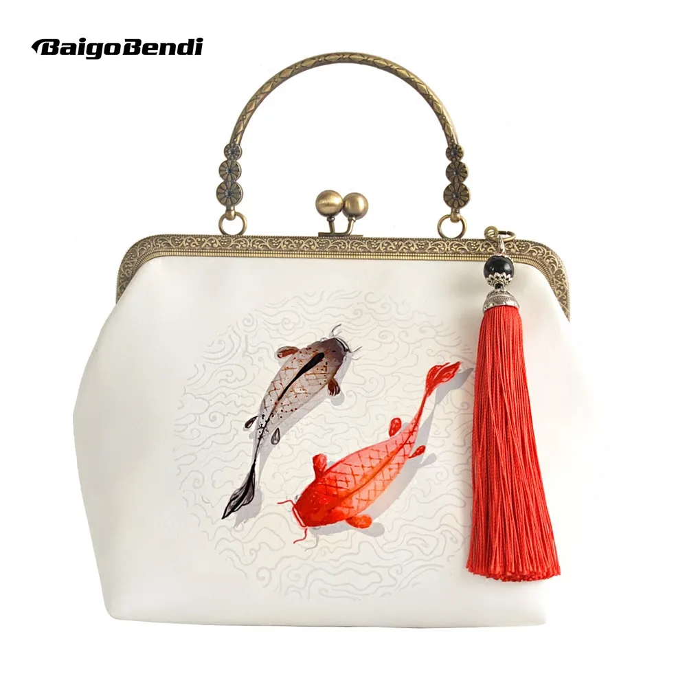 Chinoiserie Retro Printing Chain Bag Ladies Chinese Style Handbag Cheongsam Shoulder Frame Messenger Bag Girls
Chinoiserie Retro Printing Chain Bag Ladies Chinese Style Handbag Cheongsam Shoulder Frame Messenger Bag Girls