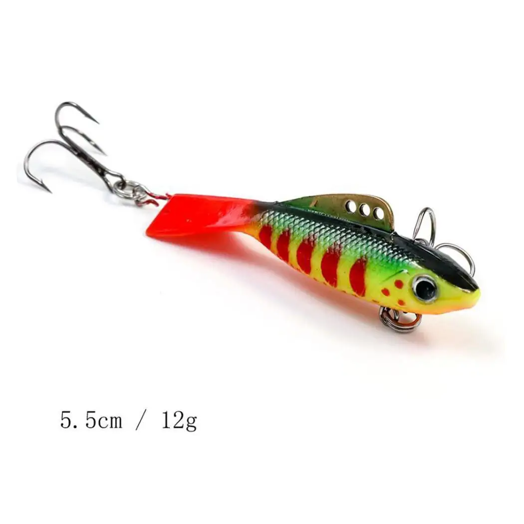 Fish Shape Jig Fishing Bait Lure 6.5cm Made of steel material strong and sharp hooks. 5.5cm Hooks 3 Pond River | Спорт и развлечения
